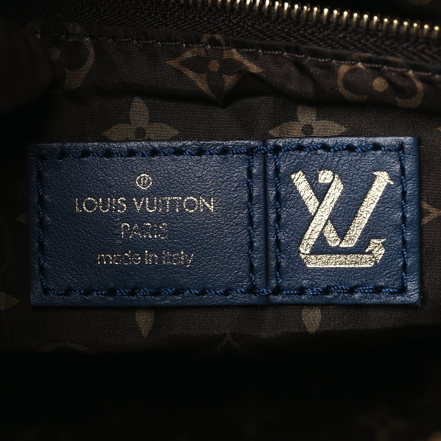 Econyl Mini Monogram Pillow Speedy Bandouliere 25 Navy