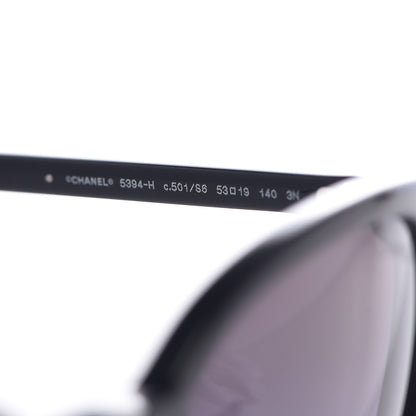 Chanel Acetate Butterfly Pearl Sunglasses 5394 Black 5 of 7