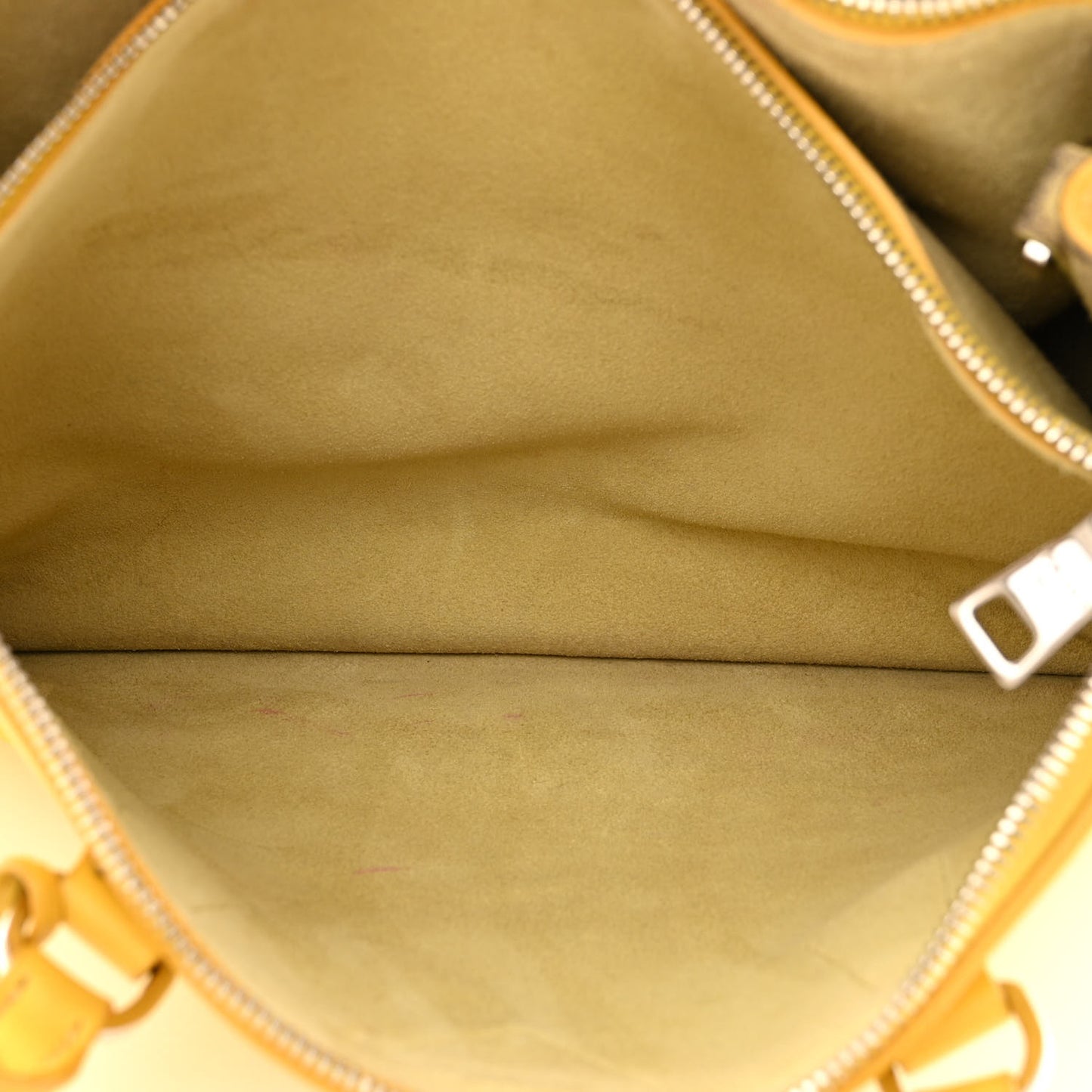 City Calf Medium Galleria Double Zip Tote Yellow