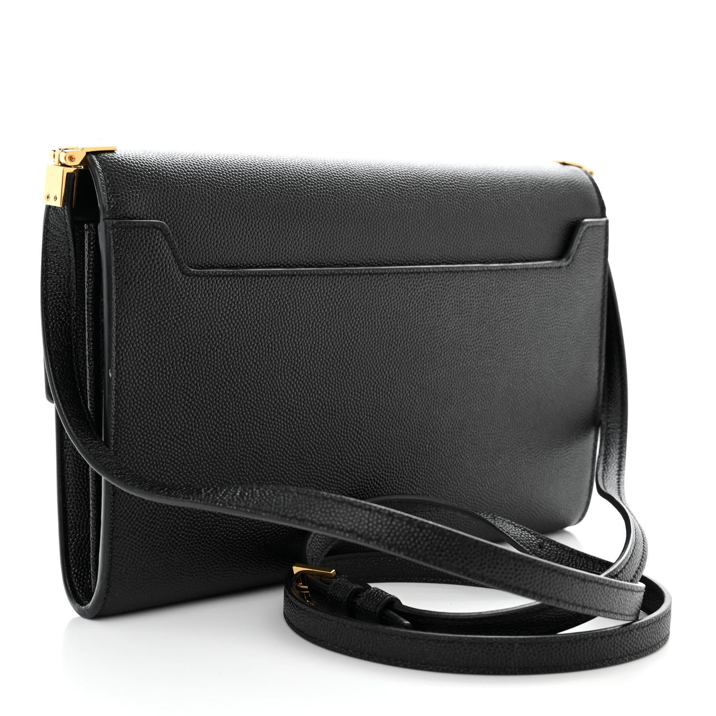 Grain De Poudre Mini Uptown Crossbody Bag Black