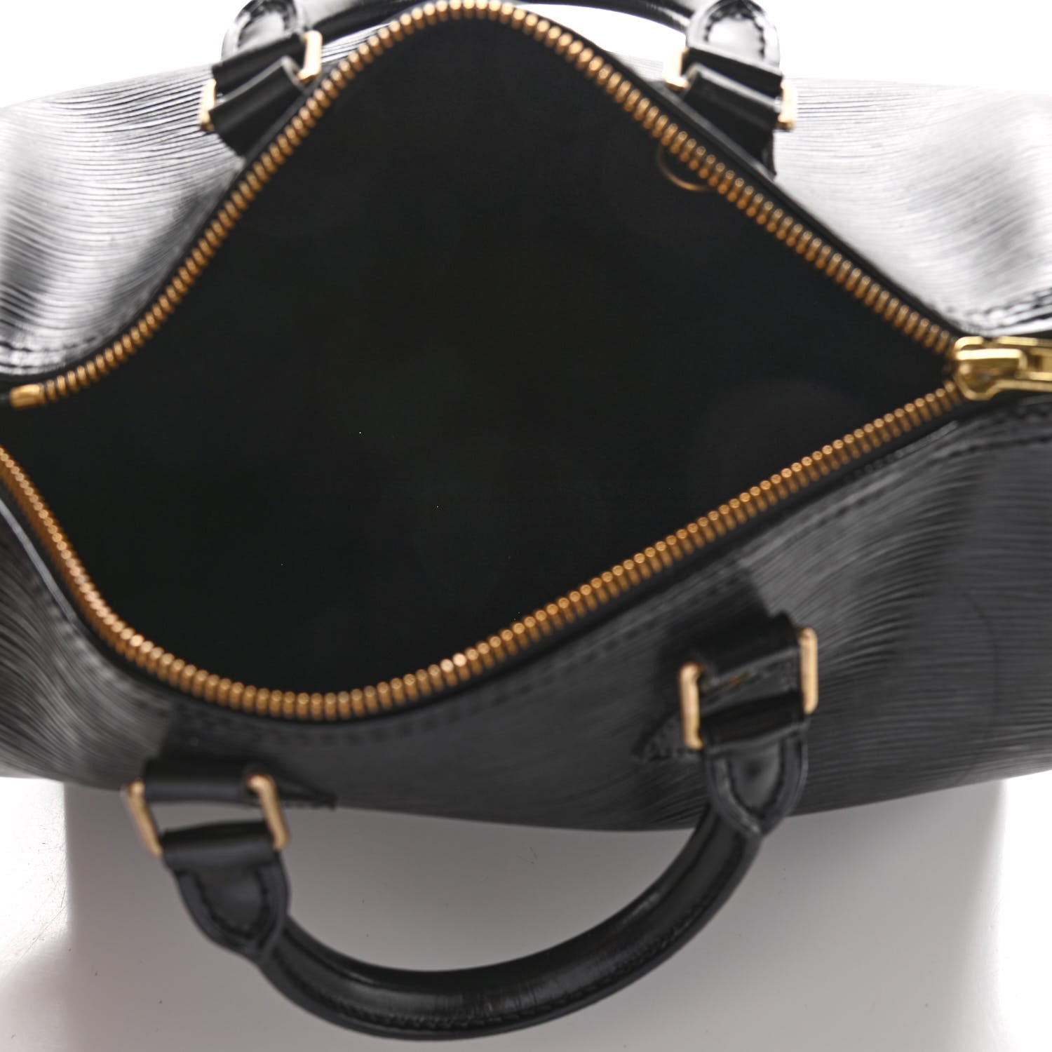 Louis Vuitton Epi Speedy 25 Black 5 of 8