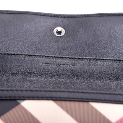 Burberry Nova Check Mega Stud Continental Wallet Black 8 of 14