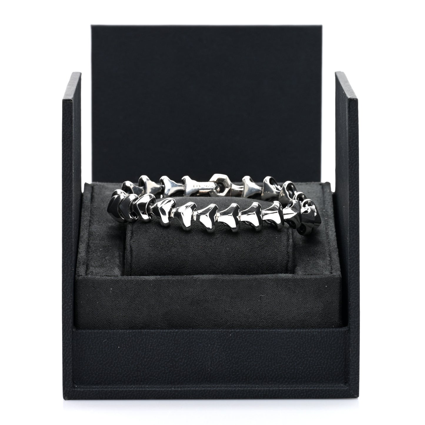 Sterling Silver Mens Armory Link Bracelet
