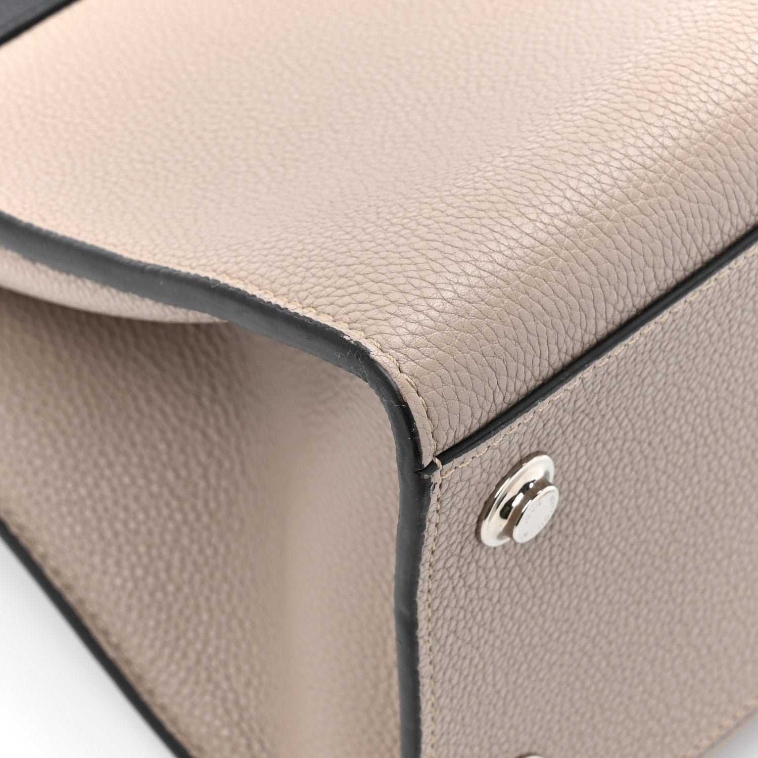 Louis Vuitton Taurillon City Steamer MM Black Beige 16 of 17