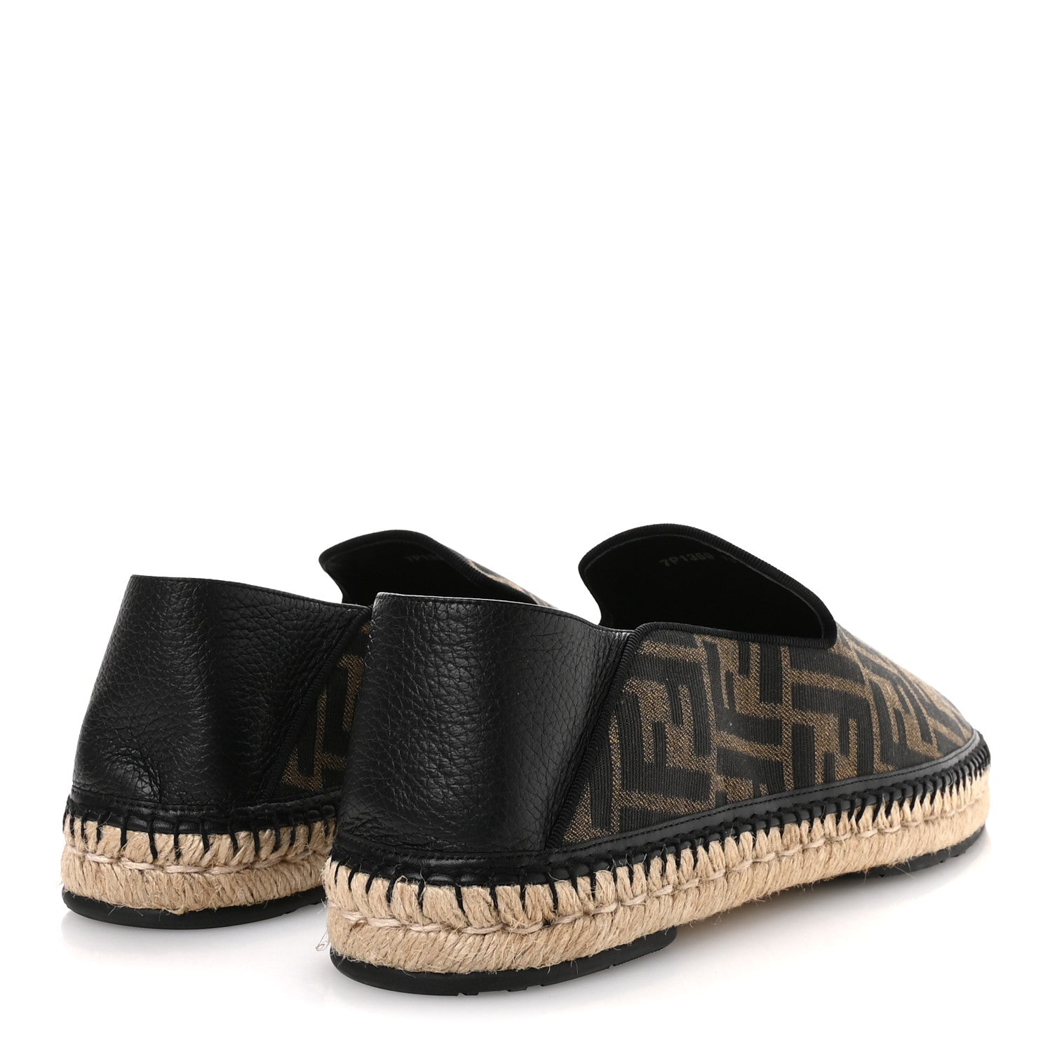 Fendi Zucca FF Mens Espadrilles 10 Maya Black 5 of 9