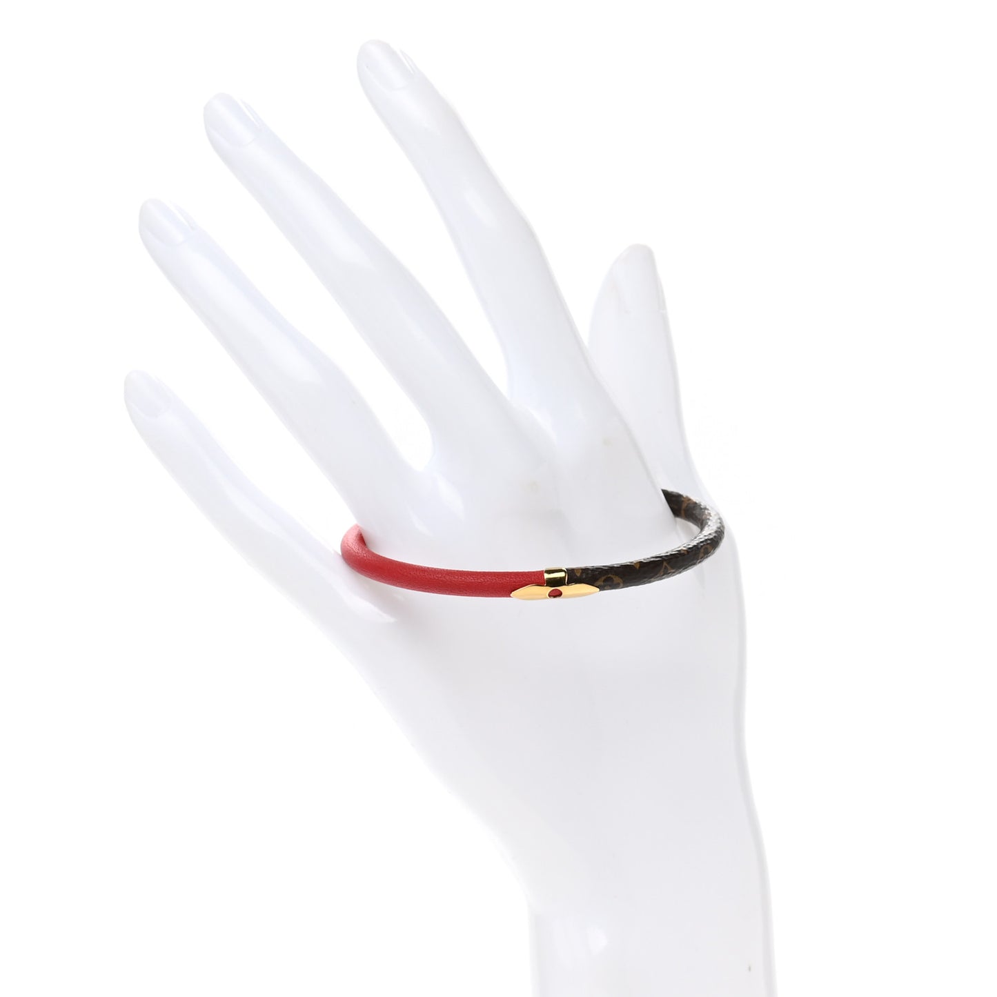 Monogram Daily Confidential Bracelet 17 Red