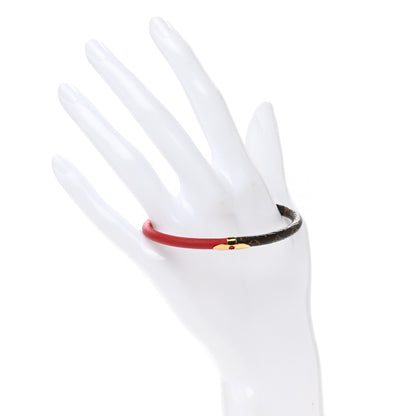 Louis Vuitton Monogram Daily Confidential Bracelet 17 Red 3 of 7