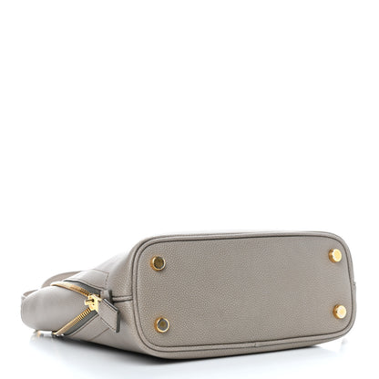 Tom Ford Pebbled Calfskin Jennifer Zip Tote Grey 3 of 10