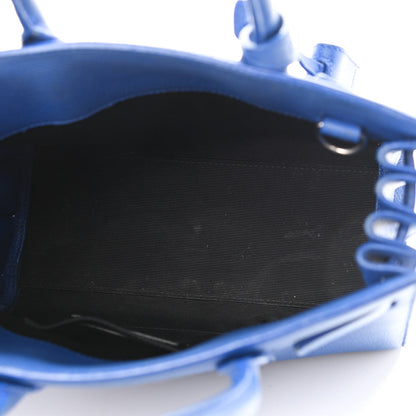 Saint Laurent Grained Calfskin Nano Sac De Jour Royal Blue 4 of 14