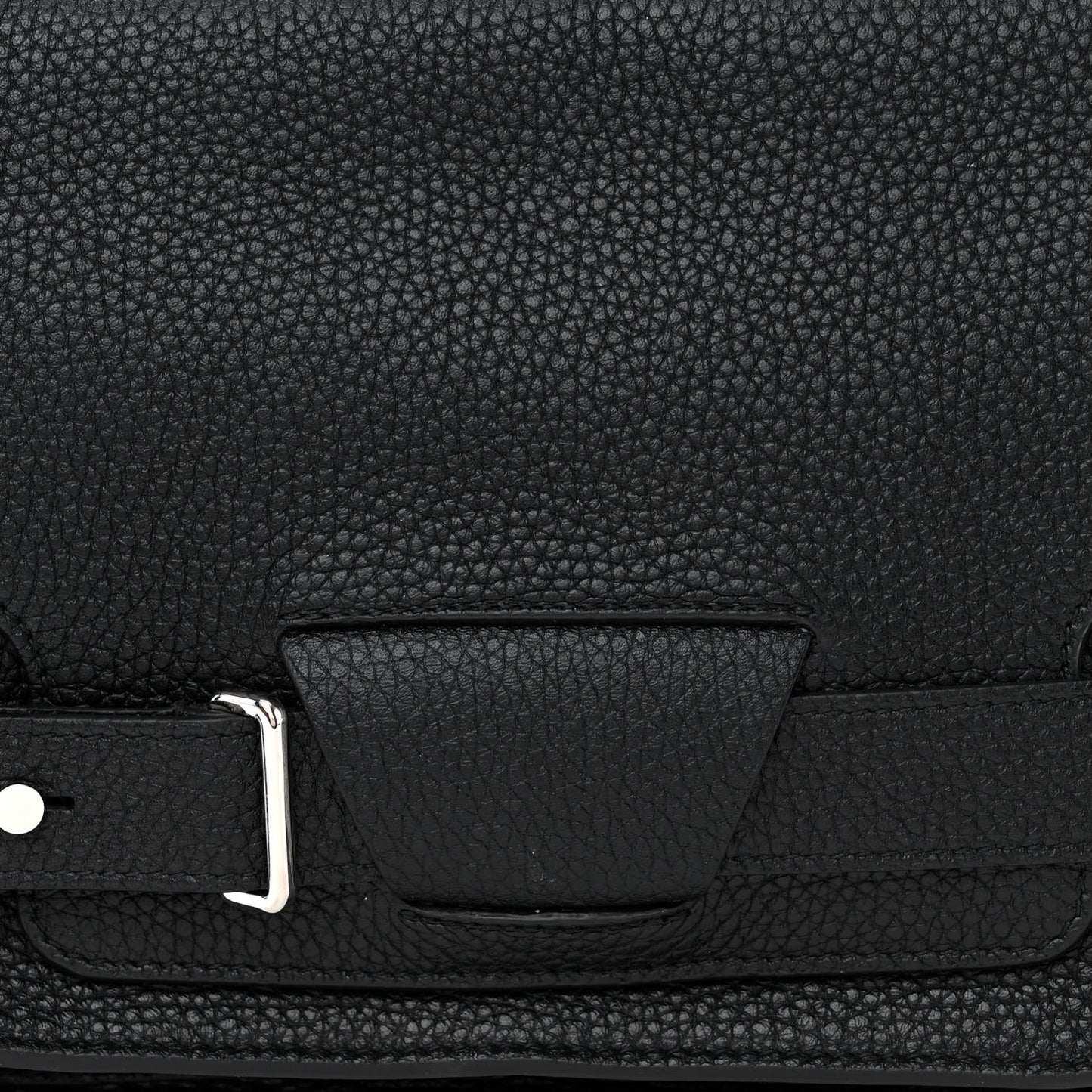 Calfskin Beacon Saddle Bag Black