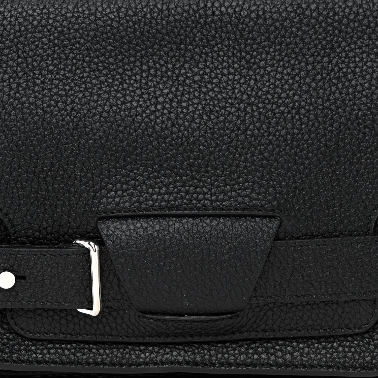 Proenza Schouler Calfskin Beacon Saddle Bag Black 8 of 13
