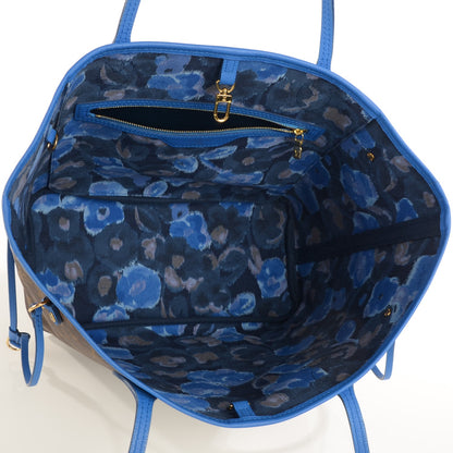 Louis Vuitton Monogram Articles de Voyage Ikat Neverfull MM Grand Blue 5 of 7