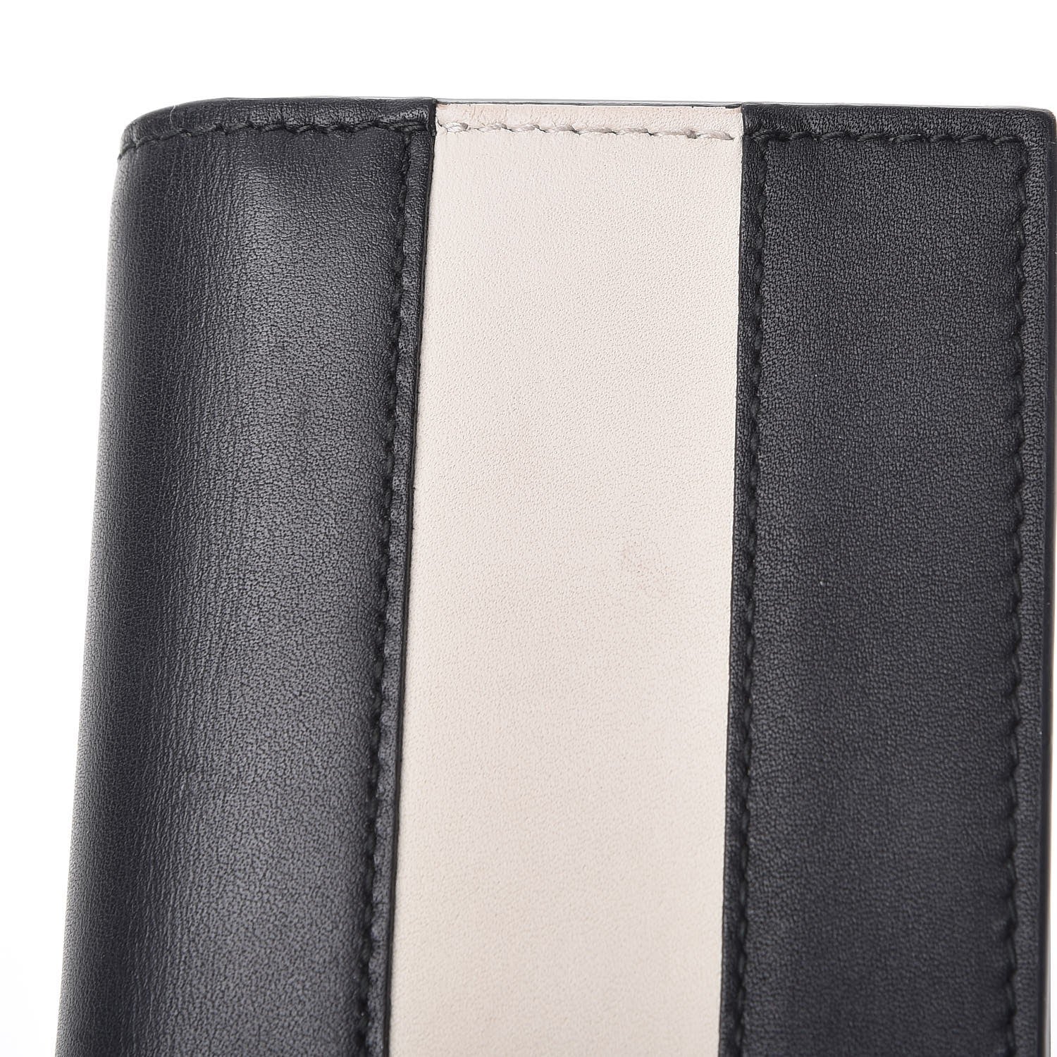 Gucci Calfskin Queen Margaret Card Case Wallet Black Mystic White 9 of 9