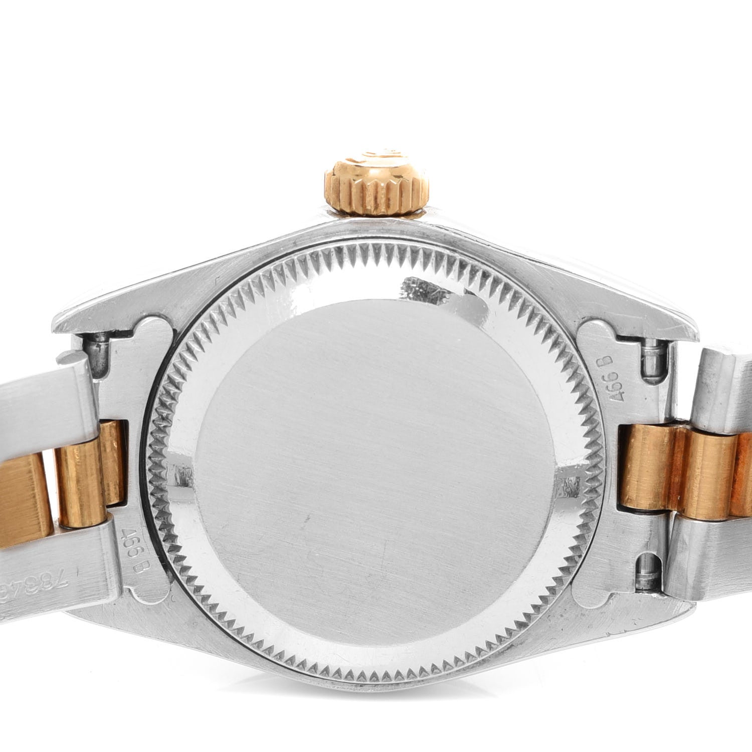 Rolex Stainless Steel 18K Yellow Gold 26mm Oyster Perpetual Watch Champagne 67183 4 of 5