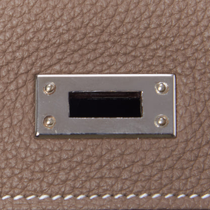 Hermes Togo Kelly Retourne 25 Etoupe 19 of 33