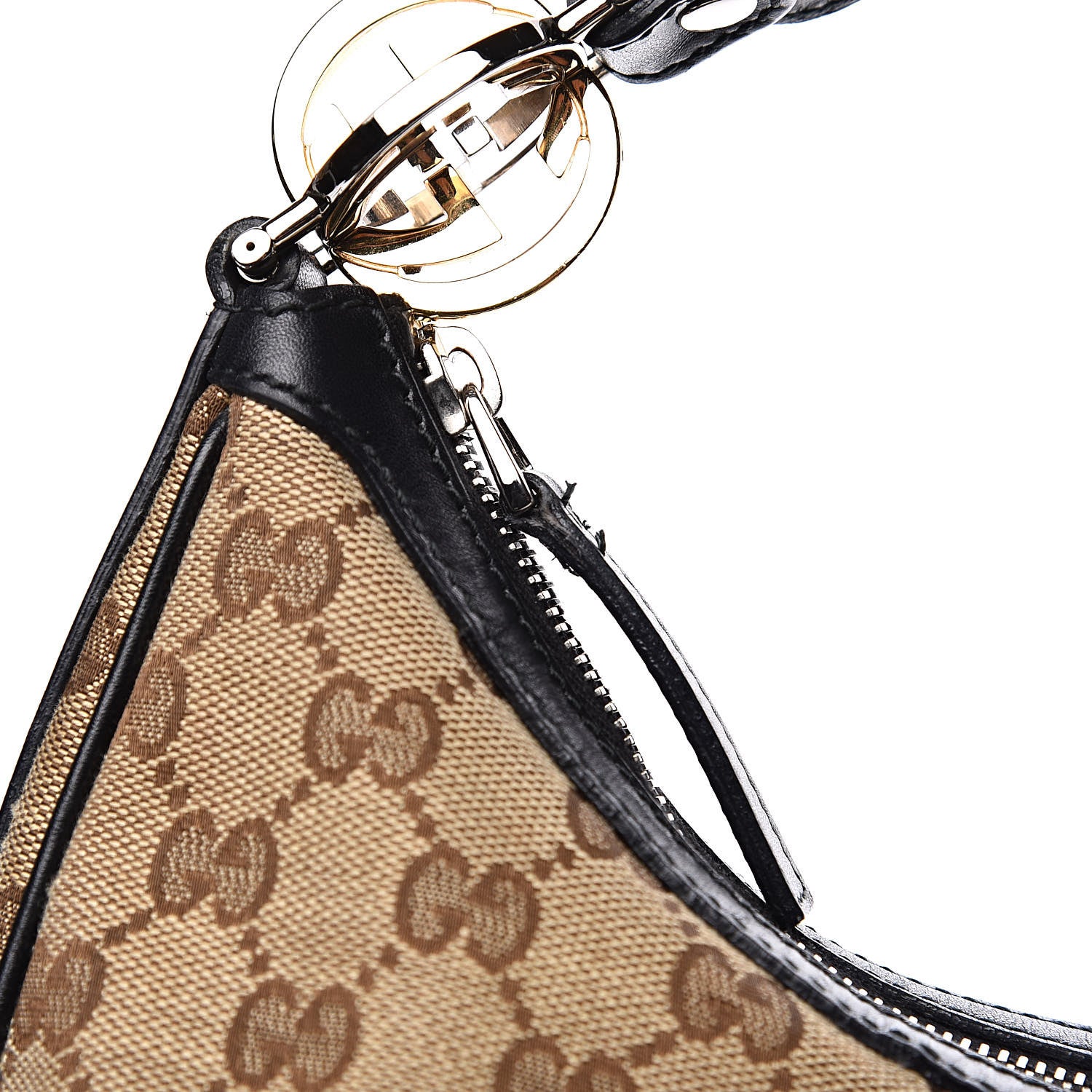 Gucci Monogram Medium GG Twins Hobo Black 13 of 14