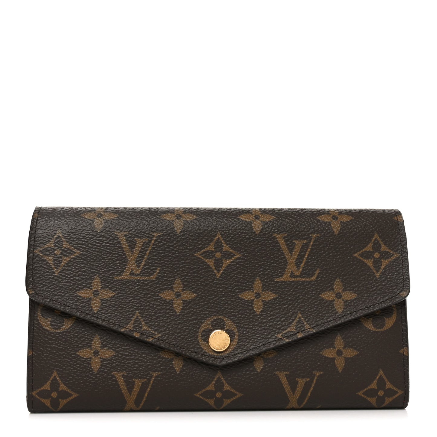 Monogram Sarah Wallet NM  Coquelicot