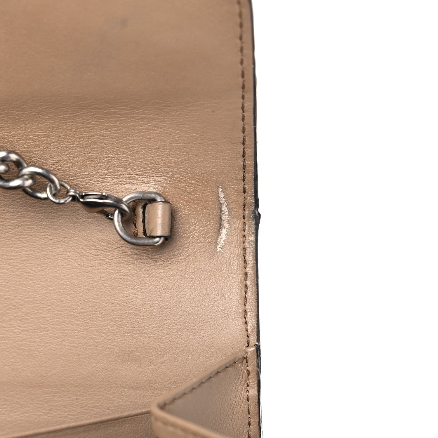 Gucci GG Supreme Monogram Mini Dionysus Chain Wallet Beige Taupe 10 of 17