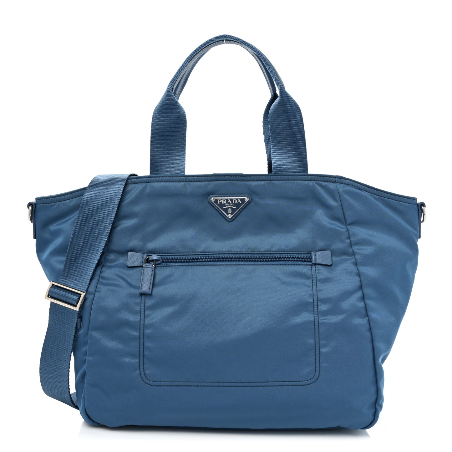 Tessuto Nylon Tote Cobalto