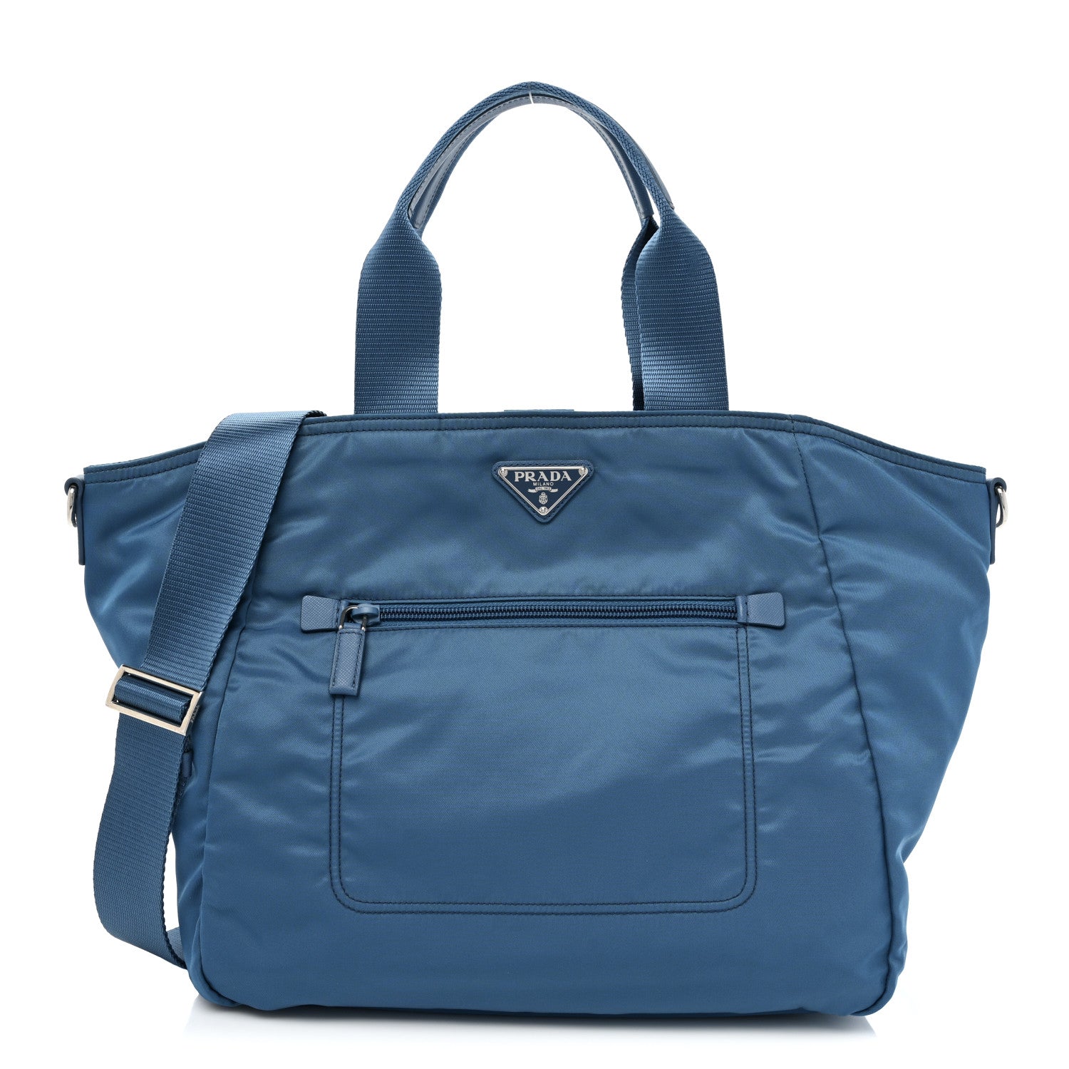 Prada Tessuto Nylon Tote Cobalto 1 of 8