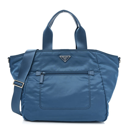 Prada Tessuto Nylon Tote Cobalto 1 of 8