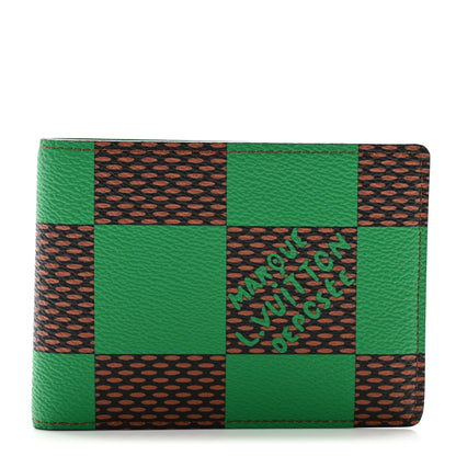 Louis Vuitton Damier Pop Multiple Wallet Green 1 of 6
