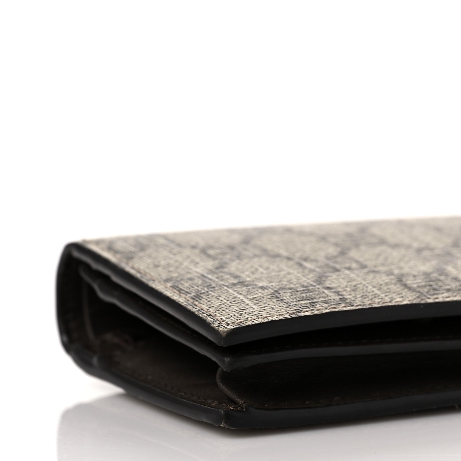 Gucci GG Supreme Monogram Card Case Beige 7 of 9
