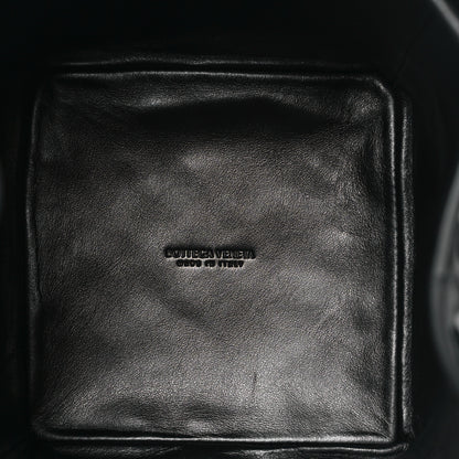 Bottega Veneta Nappa Intrecciato Small Drawstring Bucket Bag Black 5 of 9