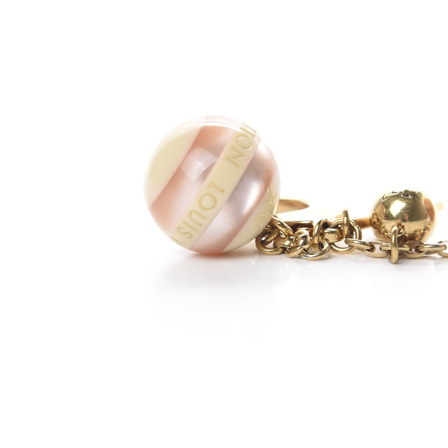 Louis Vuitton Mini Lin Croisette Bag Charm Pink 4 of 5