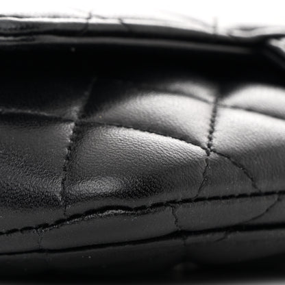 Chanel Lambskin Quilted Glasses Case With Chain Black 10 of 13