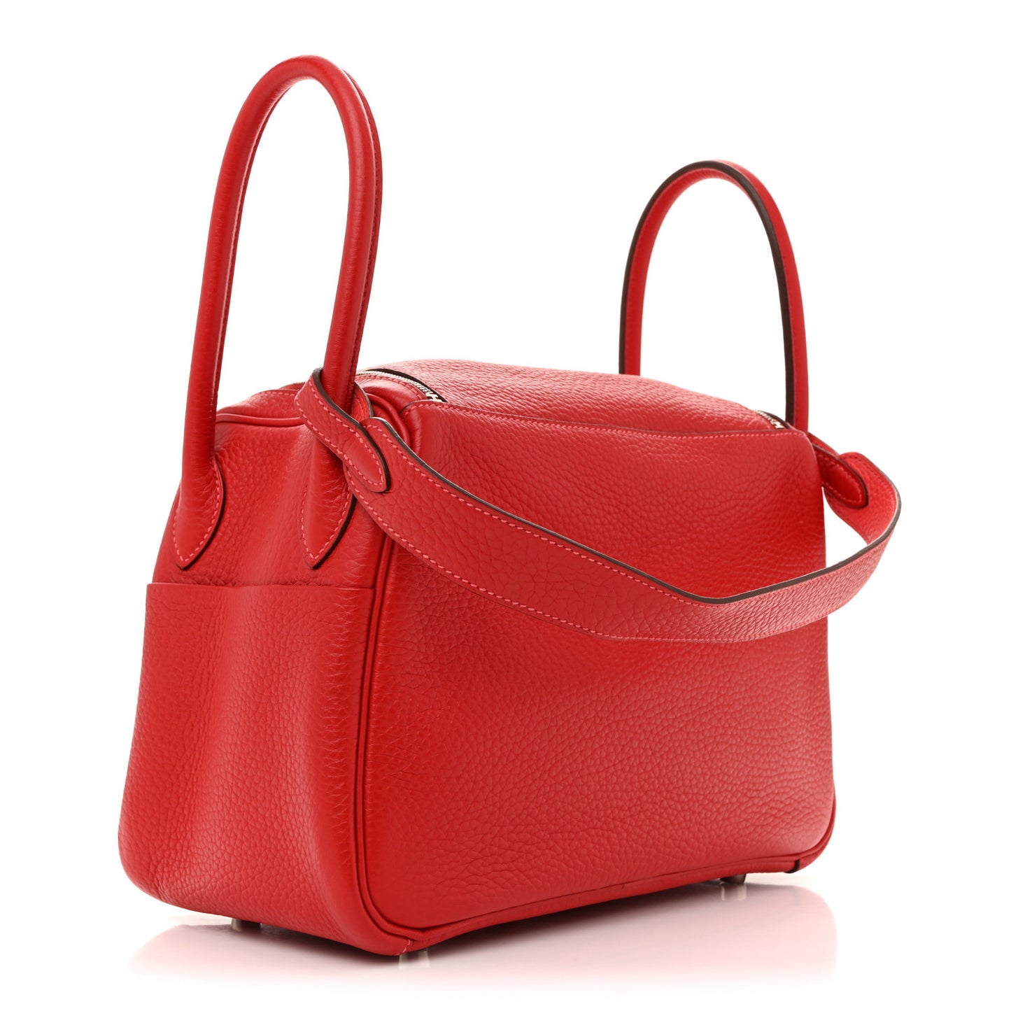 Taurillon Clemence Verso Lindy 26 Rouge Casaque Bougainvillea
