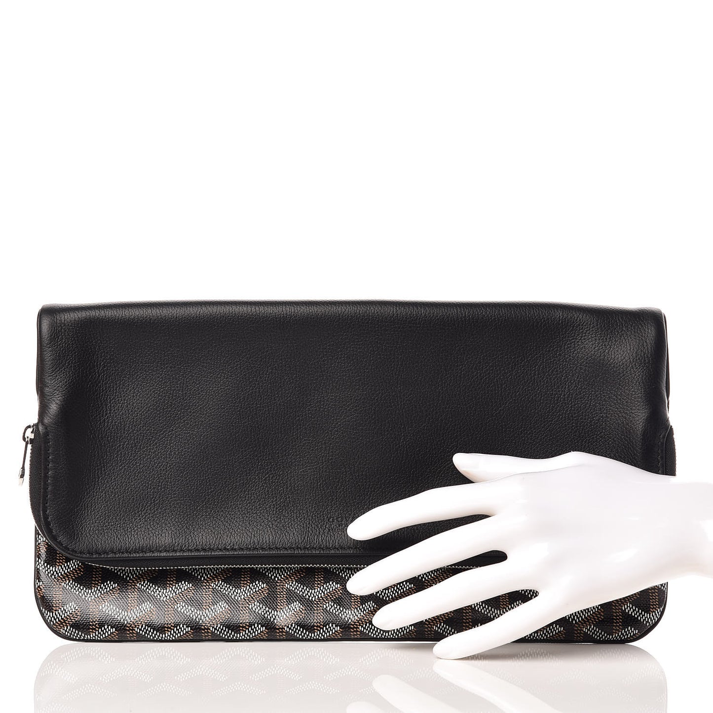 Goyardine Sainte Marie Soft Clutch Black