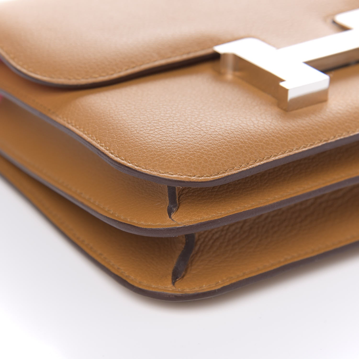 Hermes Evercolor Horseshoe Constance 18 Caramel Rose D'Ete 8 of 10