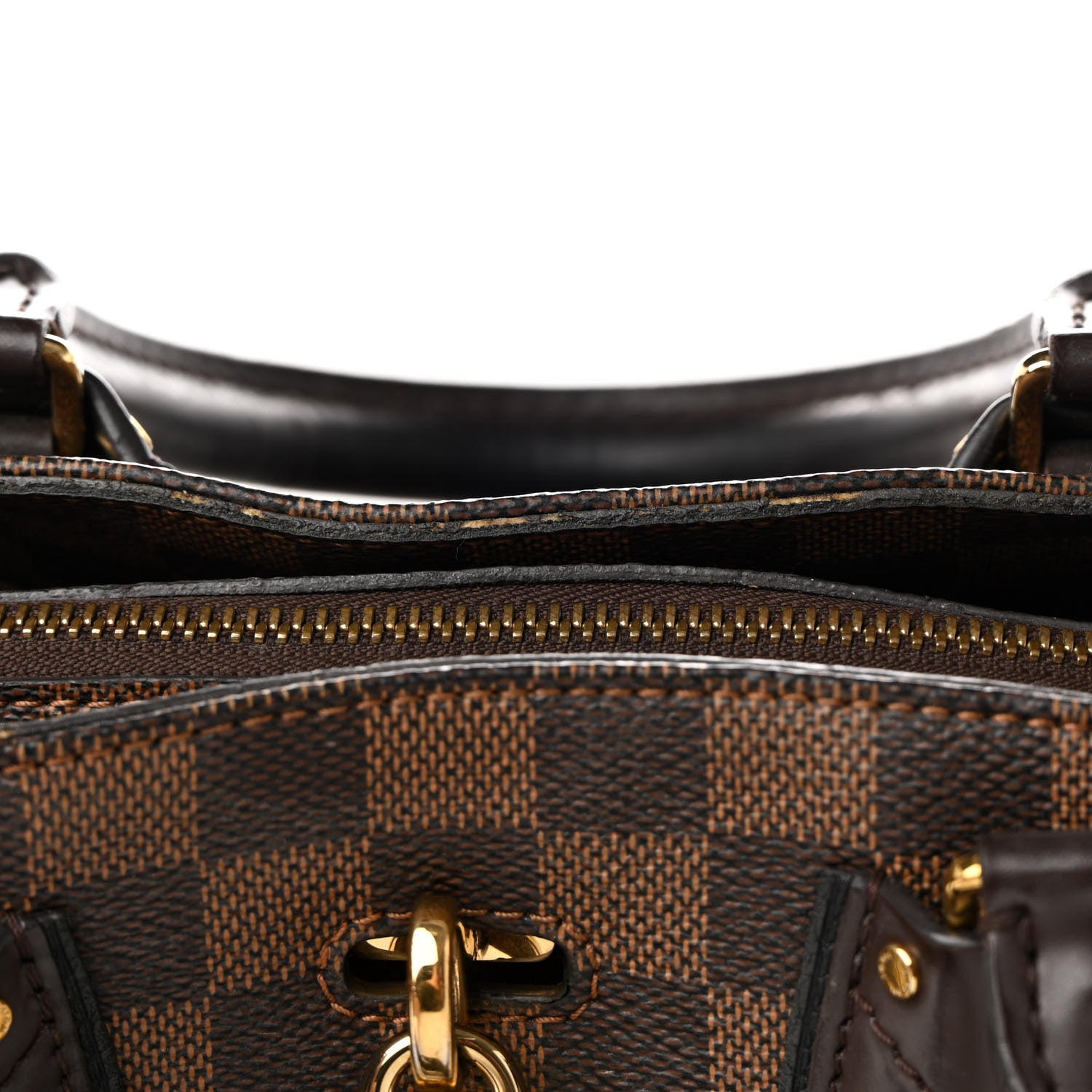 Louis Vuitton Cuir Taurillon Damier Ebene Normandy Black 21 of 25