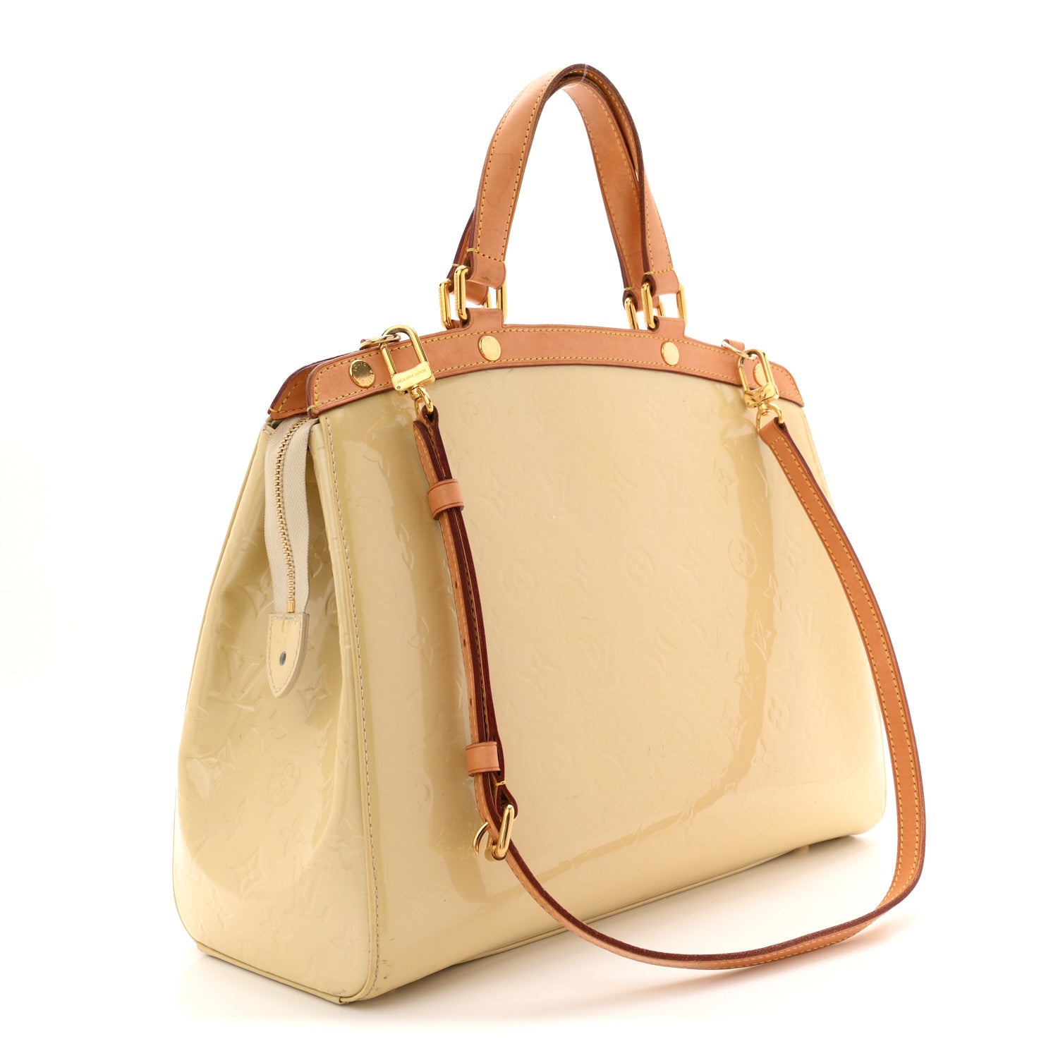 Louis Vuitton Vernis Brea MM Blanc Corail 3 of 14