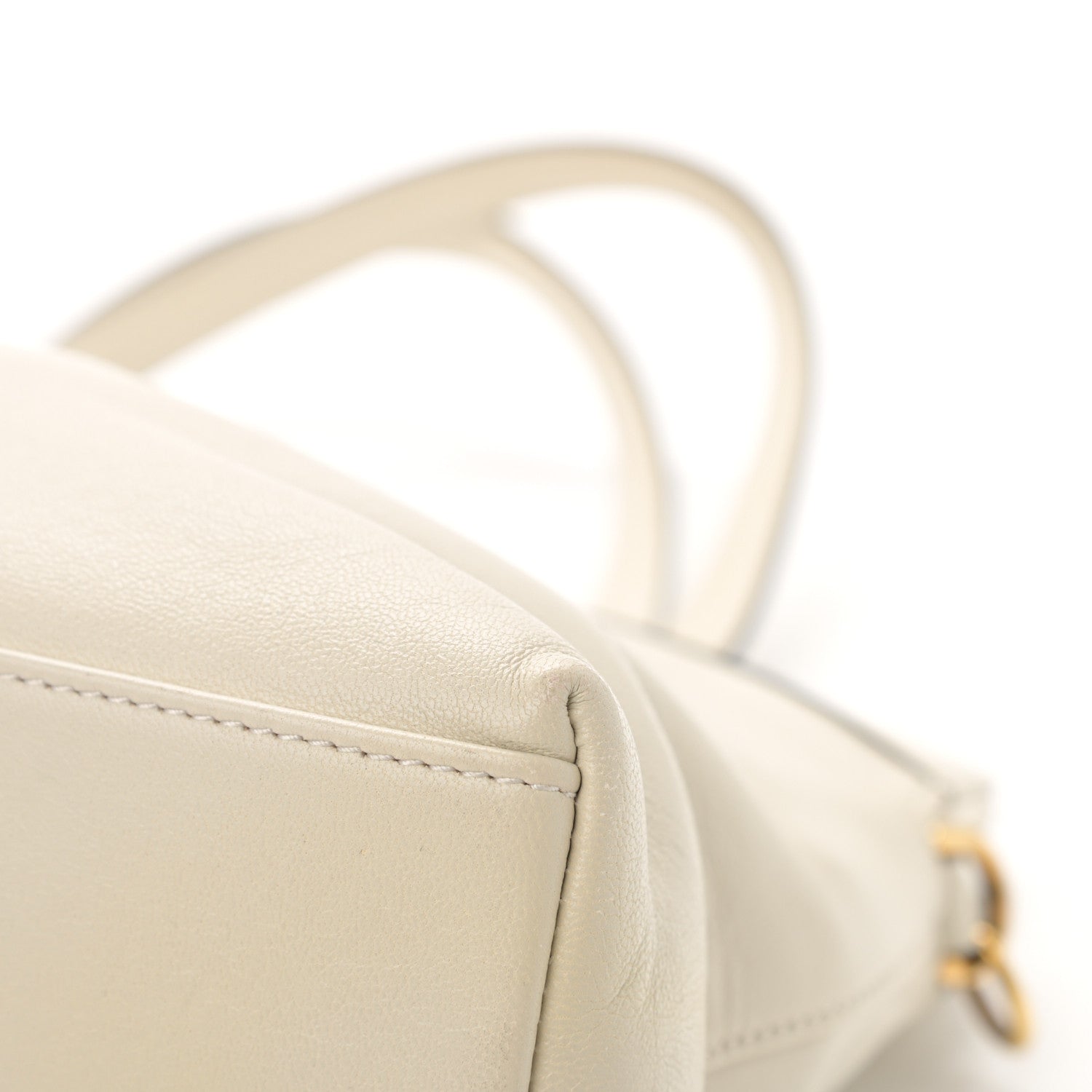 Gucci Lambskin Small Linea Matisse Top Handle Bag Mystic White 11 of 15