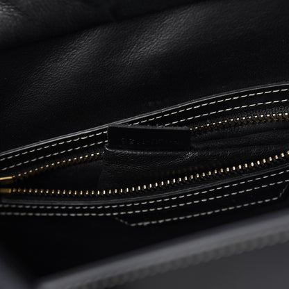 Celine Glazed Calfskin Micro Tri-Color Luggage Dark Blue 8 of 11