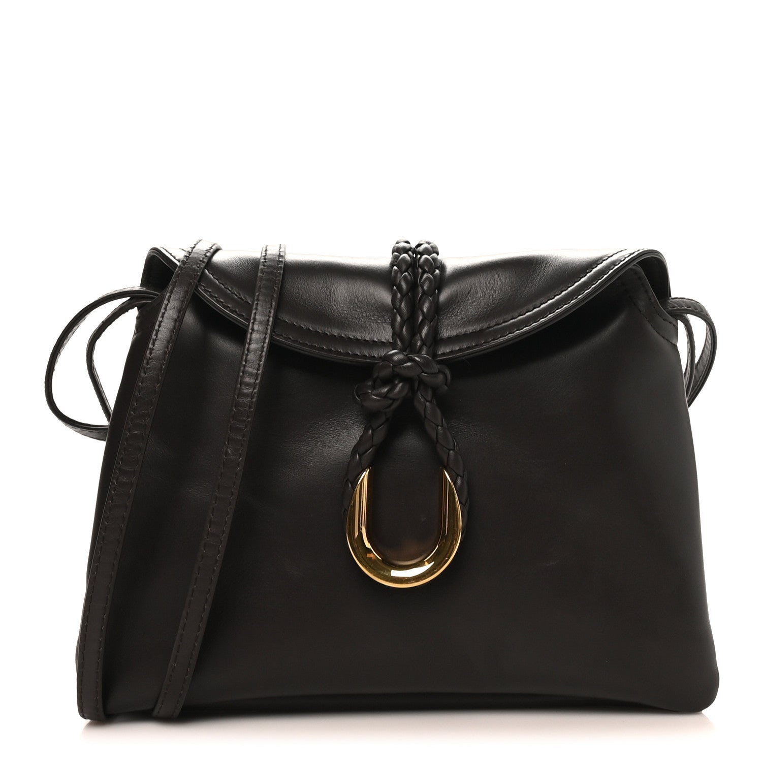Bottega Veneta Smooth Calfskin Liberta Shoulder Bag Fondant 1 of 10