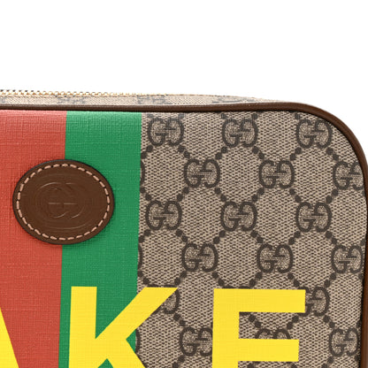 Gucci GG Supreme Monogram Azalea Calfskin Fake/Not Small Retro Interlocking G Belt Bag 120 48 Beige Ebony Brown Sugar 8 of 10
