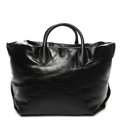 Khaite Calfskin Puffy Medium Amelia Tote Black 1 of 12