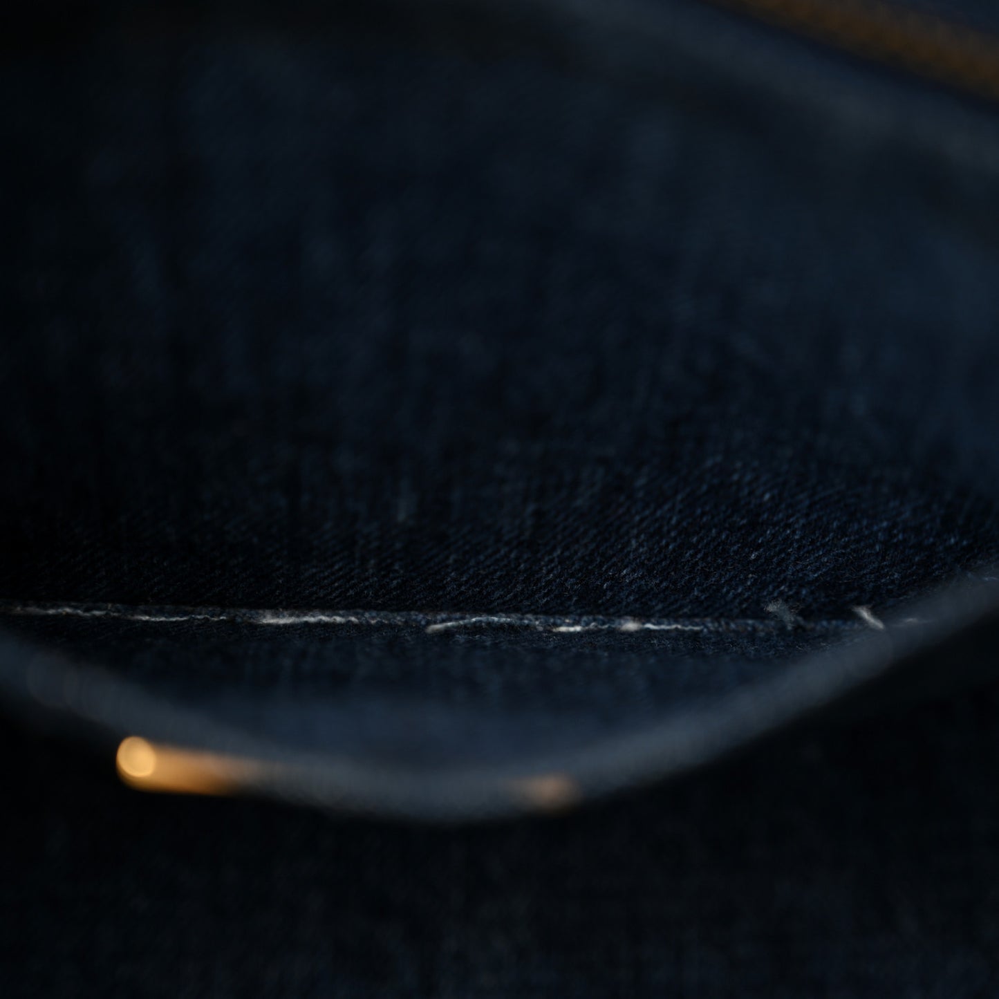 Denim Small Logo Tote Bleu