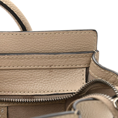 Celine Drummed Calfskin Nano Luggage Dune 11 of 15