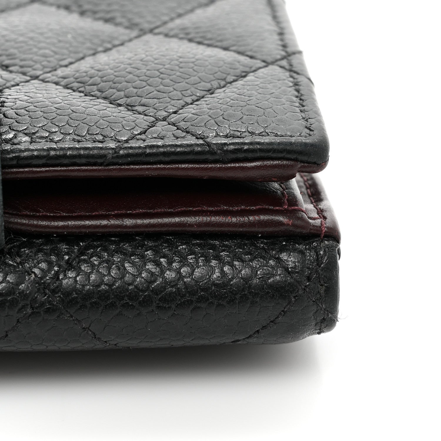 Chanel Caviar Quilted Compact French Flap Wallet Black 12 of 13