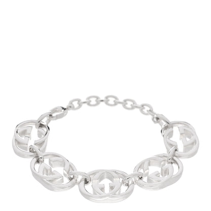Gucci Sterling Silver Britt G Link Bracelet 1 of 4