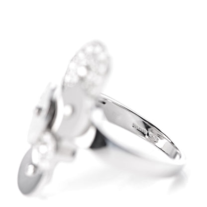 Bulgari 18K White Gold Diamond Cicladi Ring 50 5.25 5 of 6