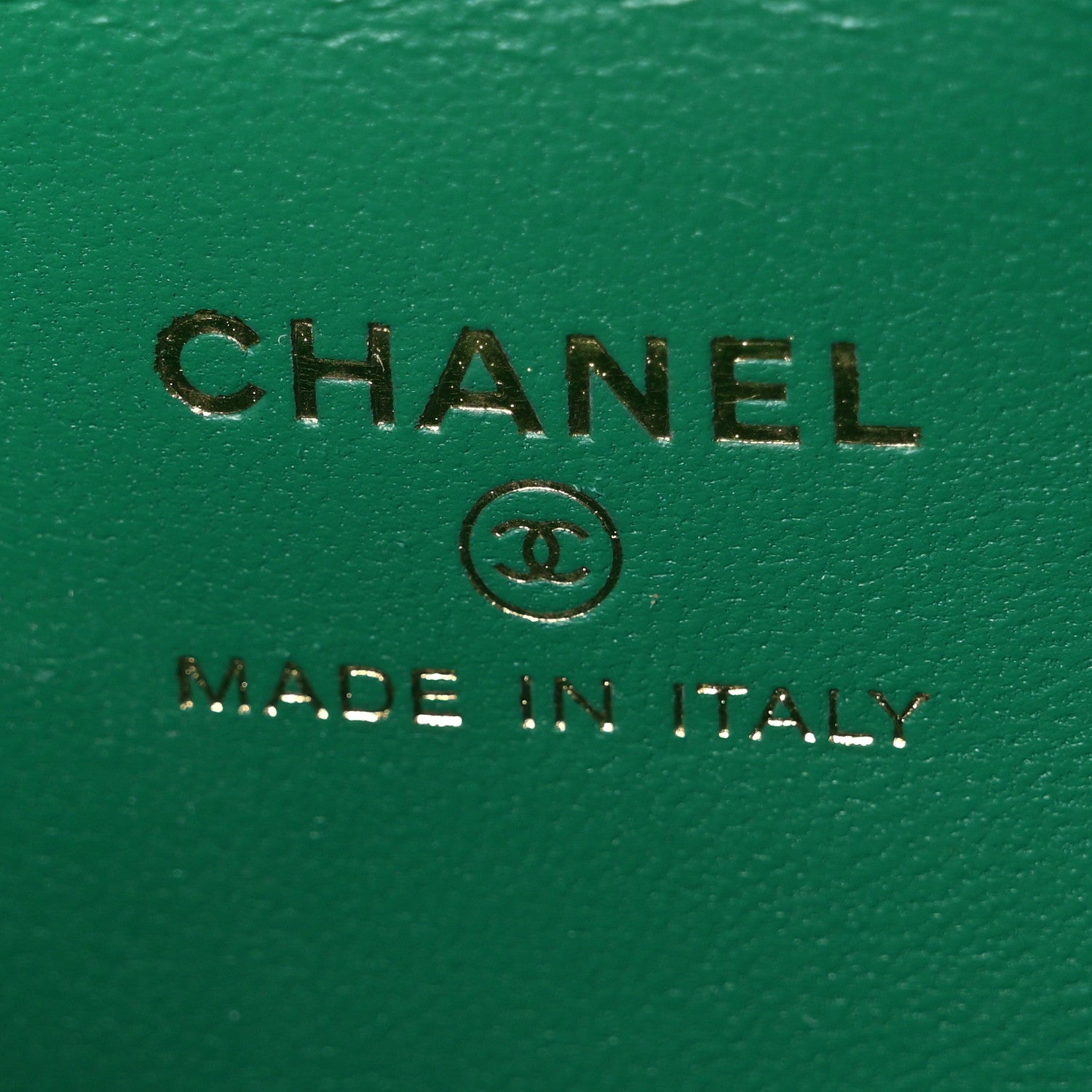 Chanel Lambskin Quilted Afternoon Tea Top Handle Vanity Case With Chain Green 6 of 10