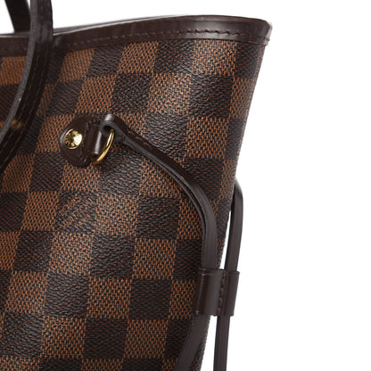 Louis Vuitton Damier Ebene Neo Neverfull MM Rose Ballerine 12 of 12