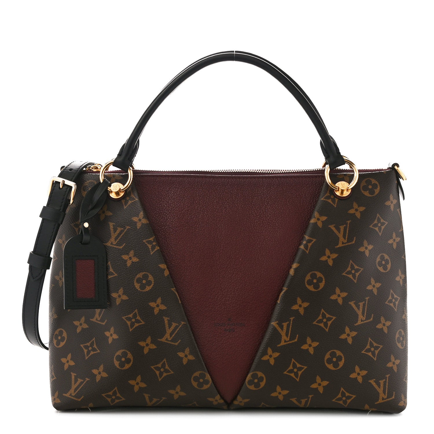 Louis Vuitton Monogram V Tote MM Bordeaux 1 of 9