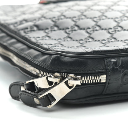 Gucci Guccissima Laptop Briefcase Black 7 of 10