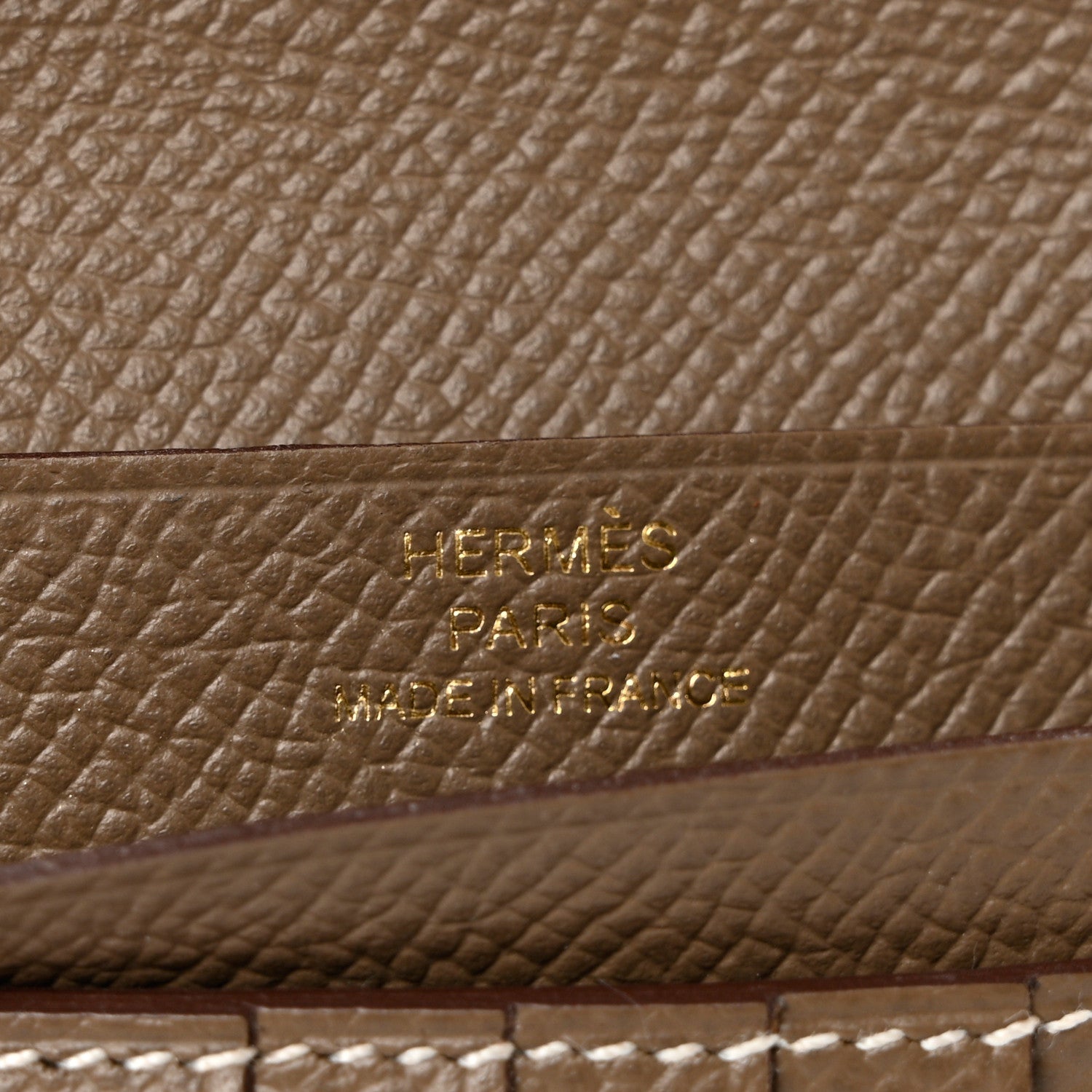 Hermes Epsom Bearn Compact Wallet Etoupe 6 of 7